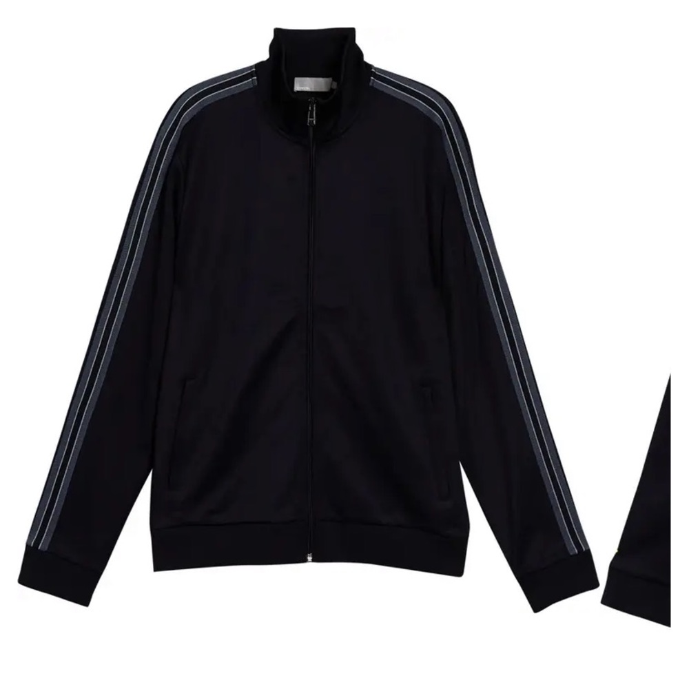 Vince track jacket with front zipper